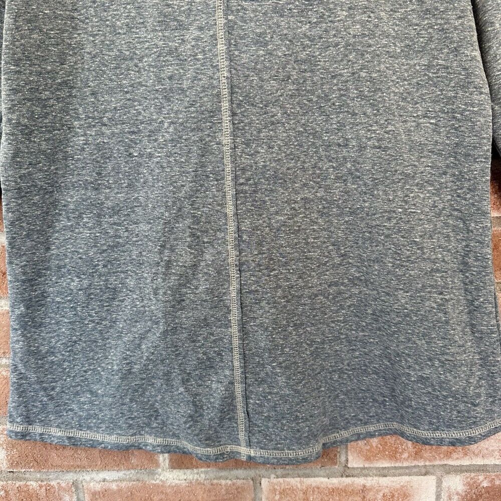 Soft Surroundings Button Accent Sweater Marbled Blue Medium - Picture 6 of 9